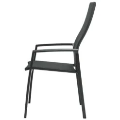 Stern Kari Hochlehner-Stapelsessel Aluminium/Textilene Anthrazit/Karbon -GartenMöbelPro Verkäufe 1109122 4