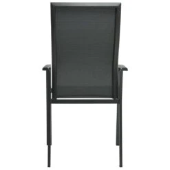 Stern Kari Hochlehner-Stapelsessel Aluminium/Textilene Anthrazit/Karbon -GartenMöbelPro Verkäufe 1109122 6