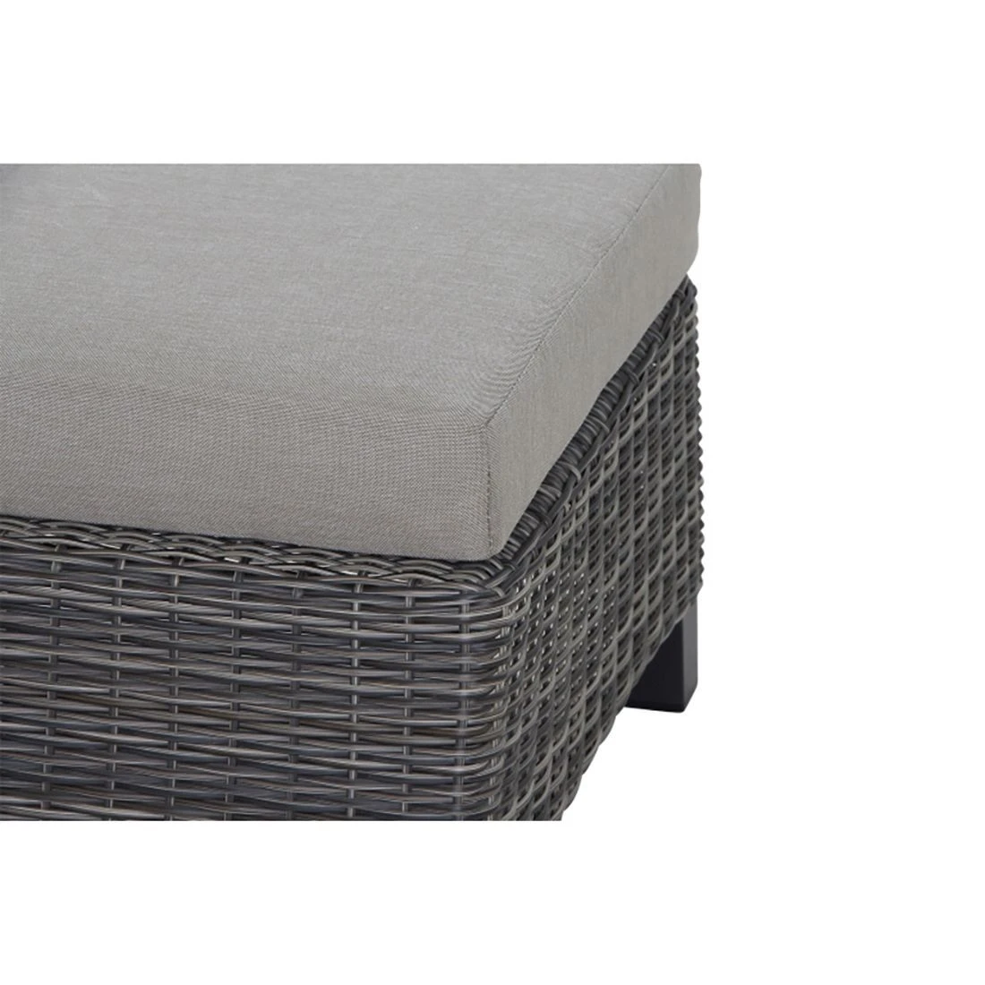 Siena Garden Corido Loungehocker Gardino®-Geflecht/Polster Charcoal Grey/Taupe 4 Siena Garden Corido Loungehocker Gardino®-Geflecht/Polster Charcoal Grey/Taupe – Bild 2