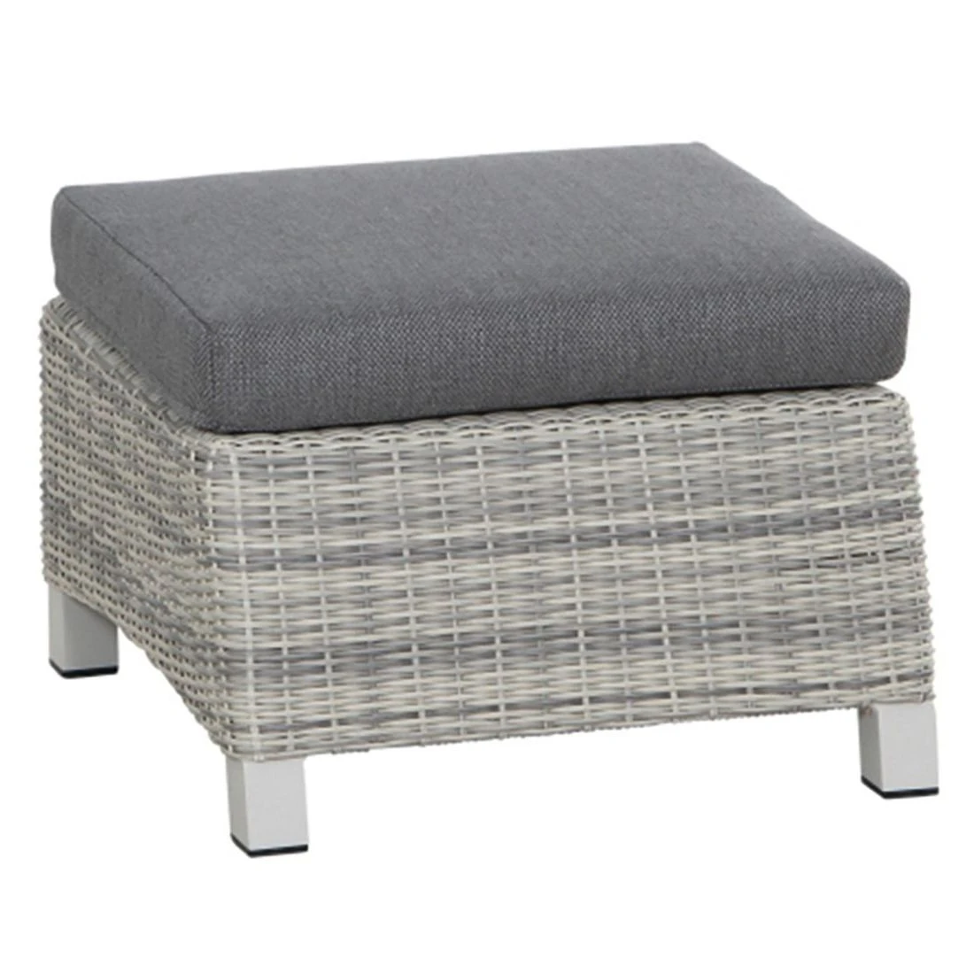 Siena Garden Corido Loungehocker Gardino®-Geflecht/Polster Ice Grey/Grey 3 Siena Garden Corido Loungehocker Gardino®-Geflecht/Polster Ice Grey/Grey