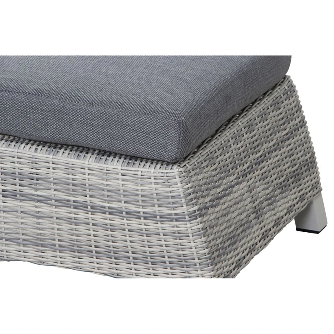 Siena Garden Corido Loungehocker Gardino®-Geflecht/Polster Ice Grey/Grey 4 Siena Garden Corido Loungehocker Gardino®-Geflecht/Polster Ice Grey/Grey – Bild 2