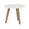 Siena Garden Alba Beistelltisch Ø50x40cm Teak/Aluminium Weiß 2 Siena Garden Alba Beistelltisch Ø50x40cm Teak/Aluminium Weiß -GartenMöbelPro Verkäufe 1118252 1