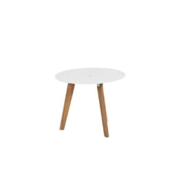 Siena Garden Alba Beistelltisch Teak/Aluminium Weiß -GartenMöbelPro Verkäufe 1118252 5 1