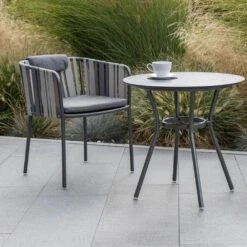 Stern Space Gartensessel Aluminium/Gurtbespannung Anthrazit/Seidengrau -GartenMöbelPro Verkäufe 1132442 3