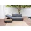 Zebra Cubo Gartensofa + Kaffeetisch 2tlg Teak/Olefin Dark Grey -GartenMöbelPro Verkäufe 1158138 1