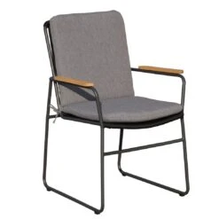 OUTLIV. Maranello Gartensessel Stahl/Rope/Olefin Schwarz/Grau