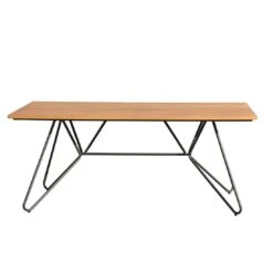 OUTLIV. Maranello OUTLIV. Maranello Gartentisch 180x90x75cm Schwarz/Teak -GartenMöbelPro Verkäufe 1170755 2