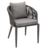 OUTLIV. Ciff Diningsessel Aluminium/Rope Anthrazit/Dark Grey -GartenMöbelPro Verkäufe 1171987 1