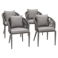 OUTLIV. Ciff Diningsessel Aluminium/Rope Anthrazit/Dark Grey -GartenMöbelPro Verkäufe 1171987 6