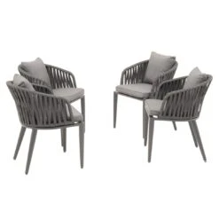 OUTLIV. Ciff Diningsessel Aluminium/Rope Anthrazit/Dark Grey -GartenMöbelPro Verkäufe 1171987 7