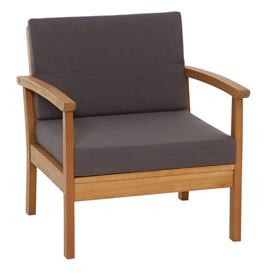 Siena Garden Tavira Loungeset 4-tlg. Eukalyptus/Polyester Natur/Anthrazit 4 Siena Garden Tavira Loungeset 4-tlg. Eukalyptus/Polyester Natur/Anthrazit – Bild 2