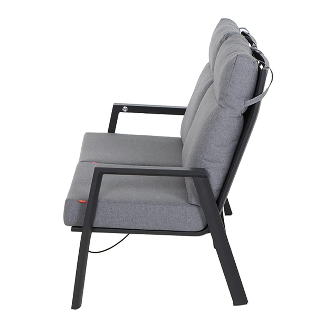 Siena Garden Valencia Gartensofa Aluminium/Rantox-Gewebe Anthrazit Matt/Grau 5 Siena Garden Valencia Gartensofa Aluminium/Rantox-Gewebe Anthrazit Matt/Grau – Bild 3