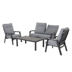 Siena Garden Valencia Loungesessel Aluminium/Ranotex®-Gewebe Anthrazit Matt/Grau -GartenMöbelPro Verkäufe 1185968 8