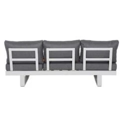 Siena Garden Avenia Loungebank 3-Sitzer Aluminium/Polypropylen Weiß Matt/Grau -GartenMöbelPro Verkäufe 1186914 5