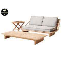 Apple Bee Robinson Loungetisch 190x80cm Teak Natur -GartenMöbelPro Verkäufe 1187882 2