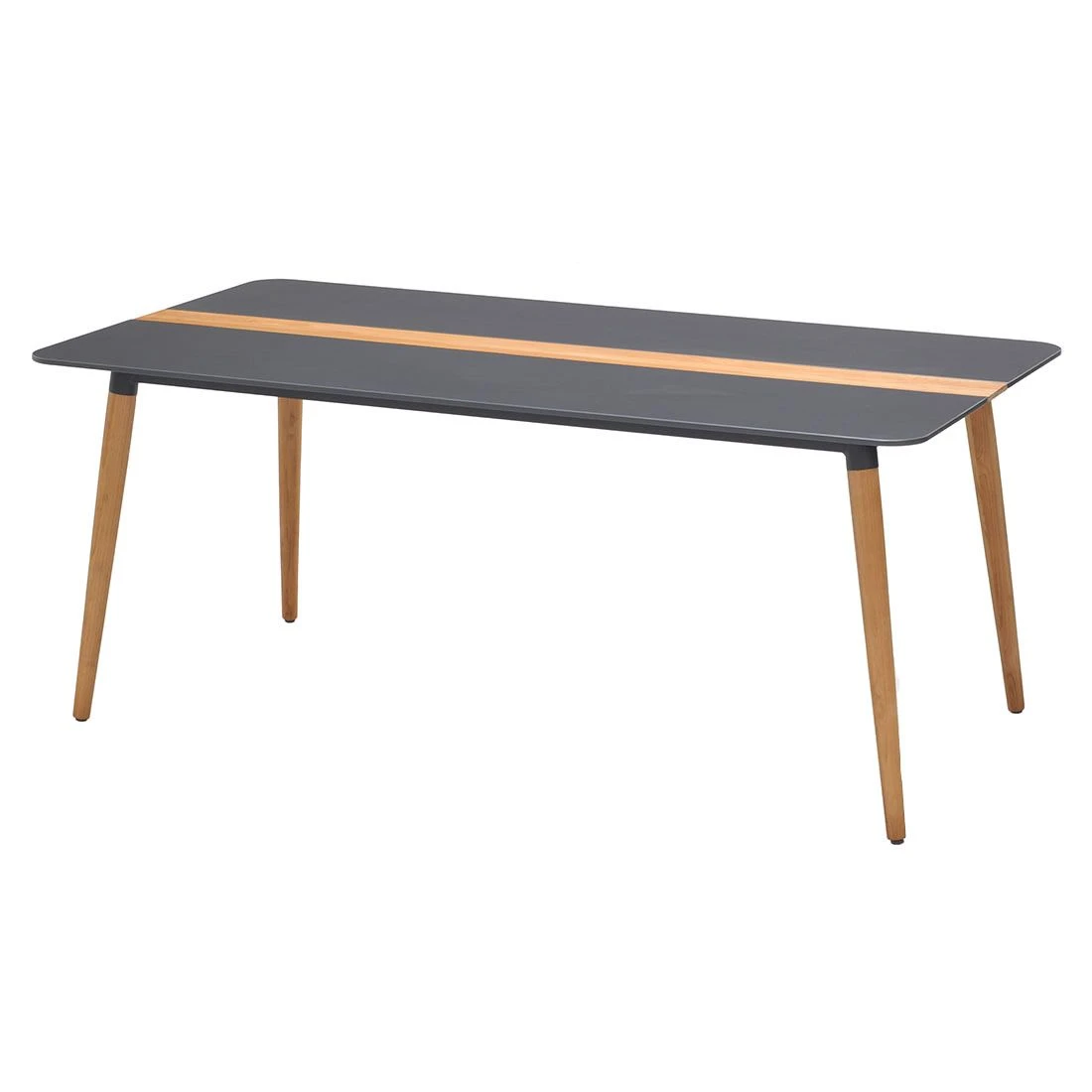 LifestyleGarden Ipanema Gartentisch 180x95cm Teak/Duranit Dark Grey 3 LifestyleGarden Ipanema Gartentisch 180x95cm Teak/Duranit Dark Grey