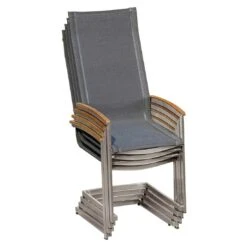 Zebra Setax Swing Freischwinger Edelstahl/Batyline Edelstahl/Midnight Grey -GartenMöbelPro Verkäufe 1199685 2