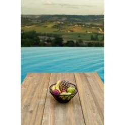 Zebra Alex Gartentisch 180x100cm Aluminium/Teak Recycelt Graphit/Teak -GartenMöbelPro Verkäufe 1199817 2