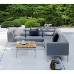 Zebra Bellevue Lounge Eck-/Endmodul Edelstahl/Tuvatextil Medium Grey 5 Zebra Bellevue Lounge Eck-/Endmodul Edelstahl/Tuvatextil Medium Grey -GartenMöbelPro Verkäufe 1200004 2