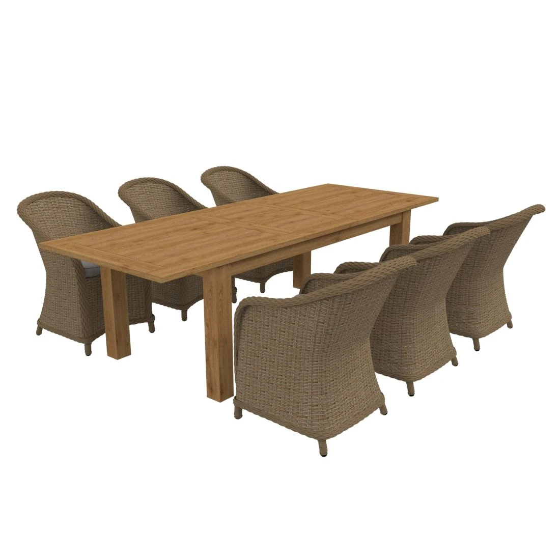 OUTLIV. Coventry Gartenmöbelset 7tlg. Dining Ausziehtisch Brown/Taupe 3 OUTLIV. Coventry Gartenmöbelset 7tlg. Dining Ausziehtisch Brown/Taupe