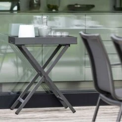 Stern Tabletttisch 60x40cm Aluminium Anthrazit -GartenMöbelPro Verkäufe 1201566 2
