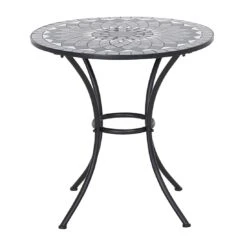 Siena Garden Como Mosaik Gartentisch Stahl/Keramik Schwarz Matt / Mosaikoptik 6 Siena Garden Como Mosaik Gartentisch Stahl/Keramik Schwarz Matt / Mosaikoptik -GartenMöbelPro Verkäufe 1204415 2