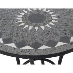 Siena Garden Como Mosaik Gartentisch Stahl/Keramik Schwarz Matt / Mosaikoptik 7 Siena Garden Como Mosaik Gartentisch Stahl/Keramik Schwarz Matt / Mosaikoptik -GartenMöbelPro Verkäufe 1204415 3