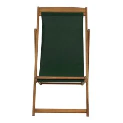 Siena Garden Aviro Liegestuhl Akazie/Polyester Natur/Grün -GartenMöbelPro Verkäufe 1204470 2