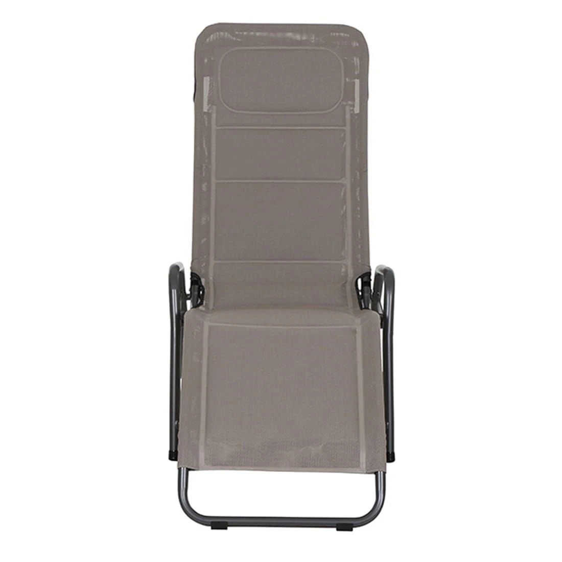 Siena Garden Fano Kippliege Stahl/Polyester Anthrazit/Taupe 4 Siena Garden Fano Kippliege Stahl/Polyester Anthrazit/Taupe – Bild 2