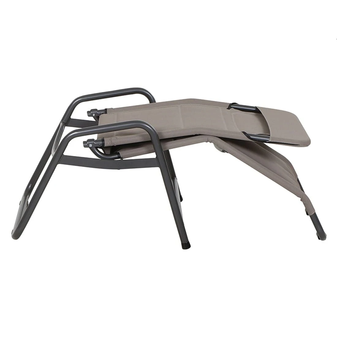 Siena Garden Fano Kippliege Stahl/Polyester Anthrazit/Taupe 8 Siena Garden Fano Kippliege Stahl/Polyester Anthrazit/Taupe – Bild 6