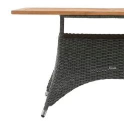 Zebra Novus Gartentisch 140x90cm Geflecht/Teak Salt&Pepper -GartenMöbelPro Verkäufe 1204888 4