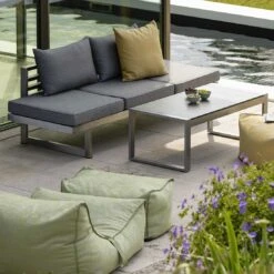 Stern New Holly Gartenbank Edelstahl Inklusive Kissen Schiefergrau -GartenMöbelPro Verkäufe 1205526 5