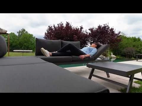 Sieger Auckland Daybed Aluminium/Sunproof Eisengrau/Grau 3 Sieger Auckland Daybed Aluminium/Sunproof Eisengrau/Grau