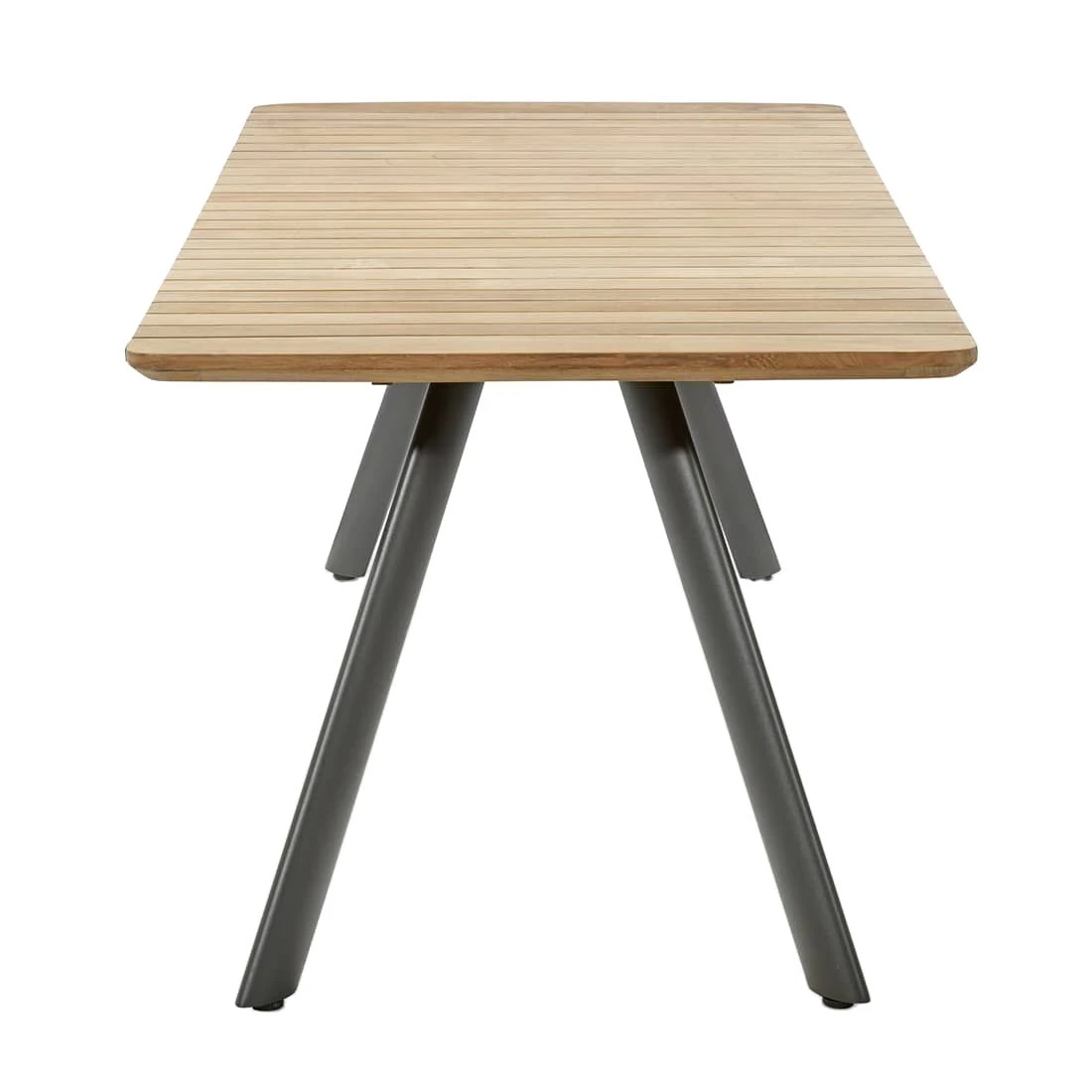 Musterring Schweden Gartentisch 200x95cm Aluminium/Teakholz Anthrazit/Teak 5 Musterring Schweden Gartentisch 200x95cm Aluminium/Teakholz Anthrazit/Teak – Bild 3