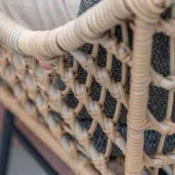 4Seasons Cottage Gartensessel Edelstahl/Geflecht Anthrazit/Sand -GartenMöbelPro Verkäufe 1216515 5