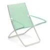 Emu Snooze Liegestuhl Stahl/Textilene Weiß/Grün -GartenMöbelPro Verkäufe 1217164 1