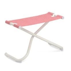 Emu Snooze Fußauflage Stahl/Textilene Weiß/Pink