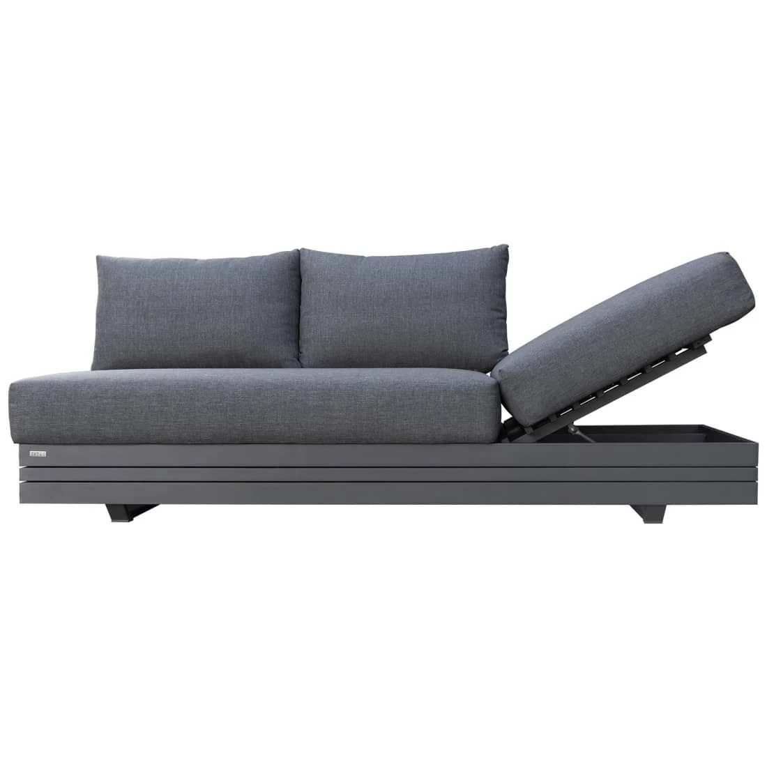 Zebra Cubo Ecklounge Aluminium/Olefin Graphit/Dunkelgrau 6 Zebra Cubo Ecklounge Aluminium/Olefin Graphit/Dunkelgrau – Bild 4