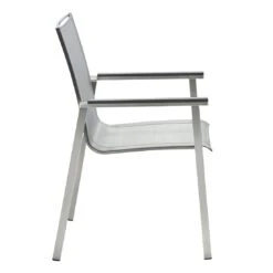 Musterring Brüssel Stapelsessel Edelstahl/Textilene Silbergrau -GartenMöbelPro Verkäufe 1232850 3