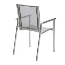 Musterring Brüssel Stapelsessel Edelstahl/Textilene Silbergrau -GartenMöbelPro Verkäufe 1232850 4