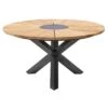 Musterring England Gartentisch Ø160cm Aluminium/Teakholz Anthrazit/Teak Gebürstet -GartenMöbelPro Verkäufe 1232872 1