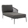 Musterring Ibiza Daybed Aluminium/Rope Anthrazit/Grau