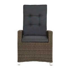 Ploß Rocking Gartensessel Geflecht/Polyester Grau-Braun-Meliert/Anthrazit -GartenMöbelPro Verkäufe 1242420 2