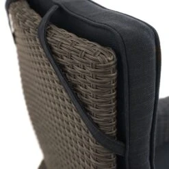 Ploß Rocking Gartensessel Geflecht/Polyester Grau-Braun-Meliert/Anthrazit -GartenMöbelPro Verkäufe 1242420 9