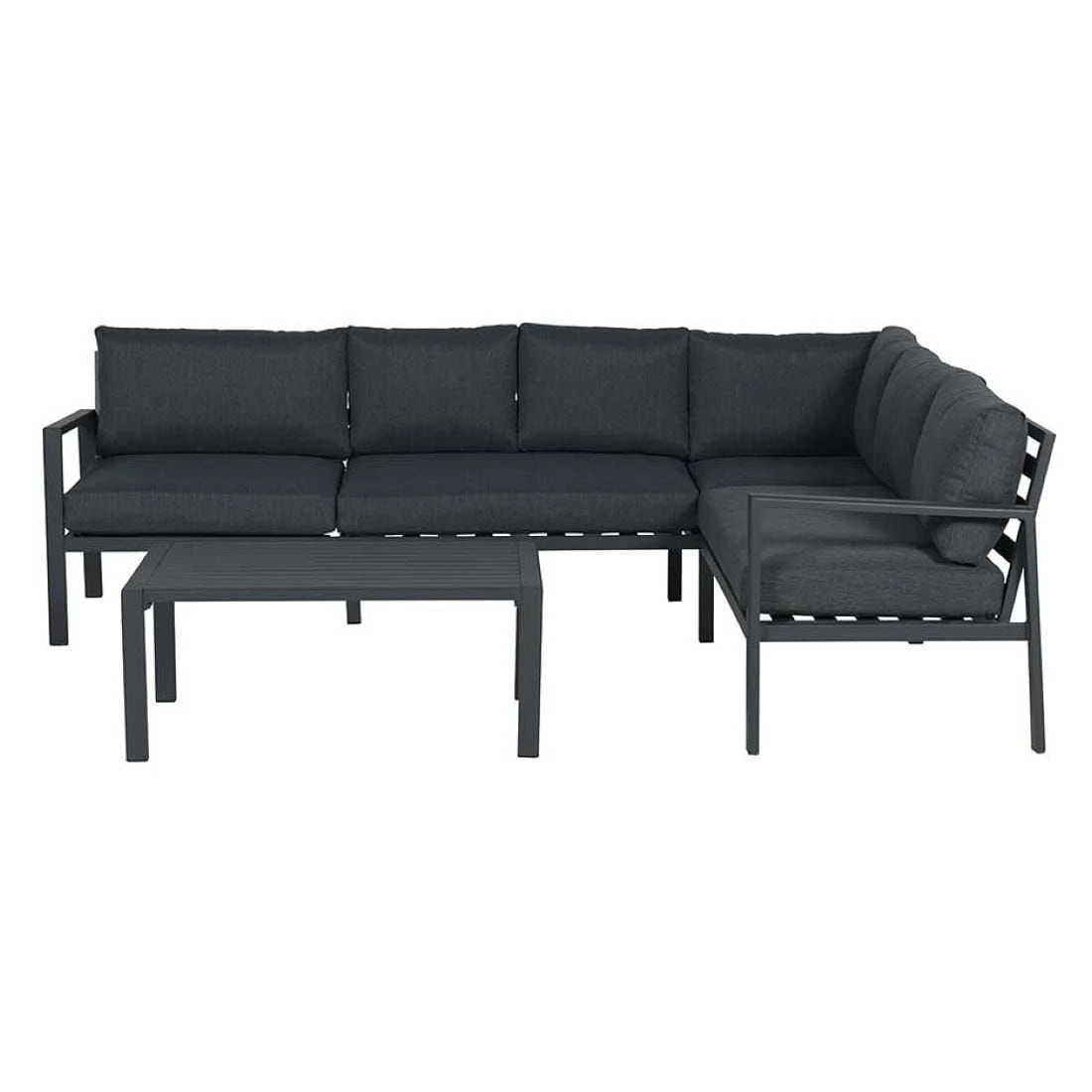 Garden Impressions Lexinton Ecklounge 3-tlg. Aluminium/Polster Carbon Black/Reflex Black 4 Garden Impressions Lexinton Ecklounge 3-tlg. Aluminium/Polster Carbon Black/Reflex Black – Bild 2