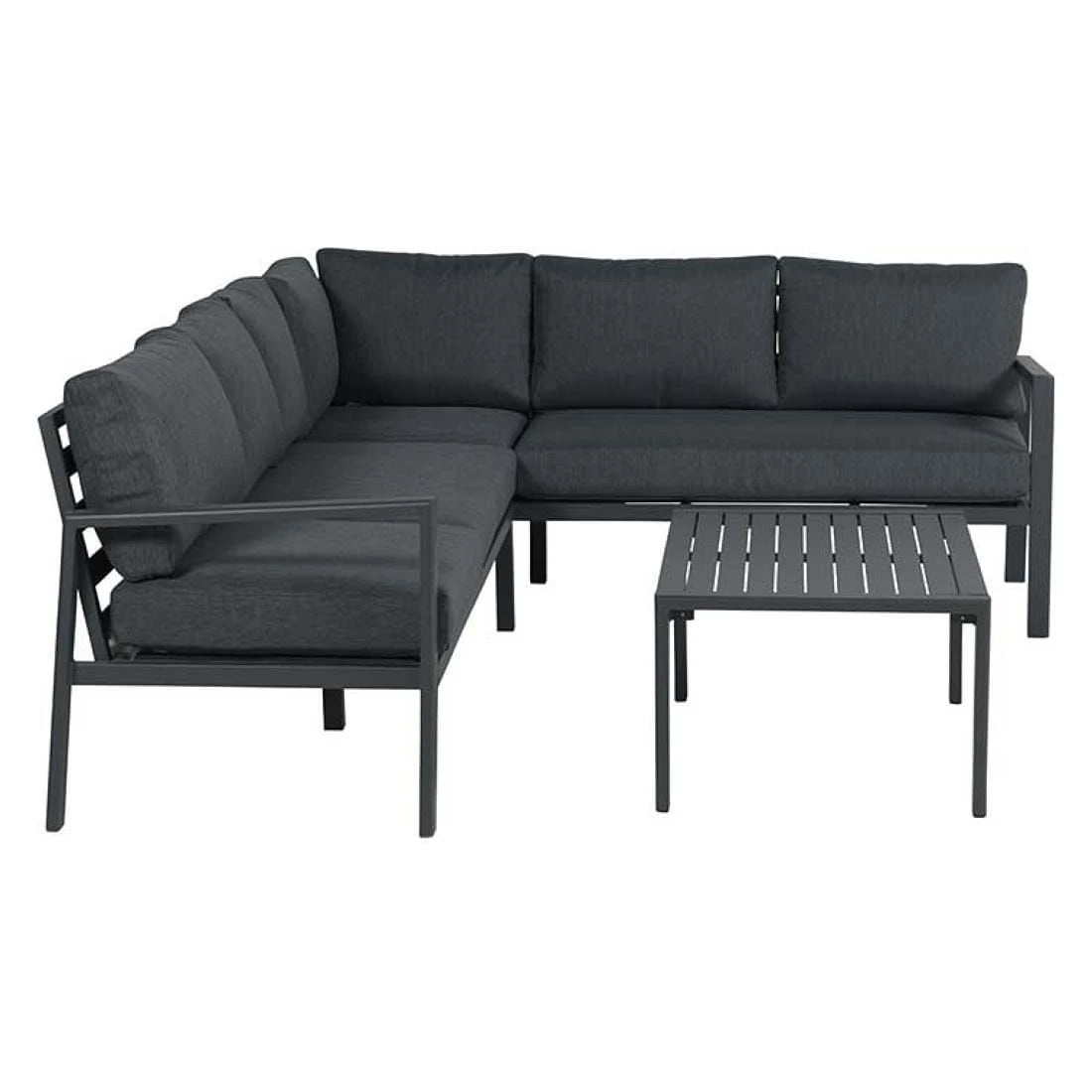 Garden Impressions Lexinton Ecklounge 3-tlg. Aluminium/Polster Carbon Black/Reflex Black 5 Garden Impressions Lexinton Ecklounge 3-tlg. Aluminium/Polster Carbon Black/Reflex Black – Bild 3