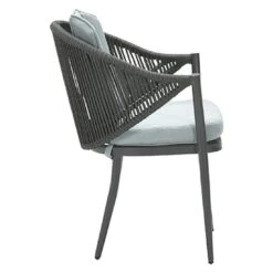 Garden Impressions Monica Diningsessel Aluminium/Rope Carbon Black/Mint Grey -GartenMöbelPro Verkäufe 1247447 3