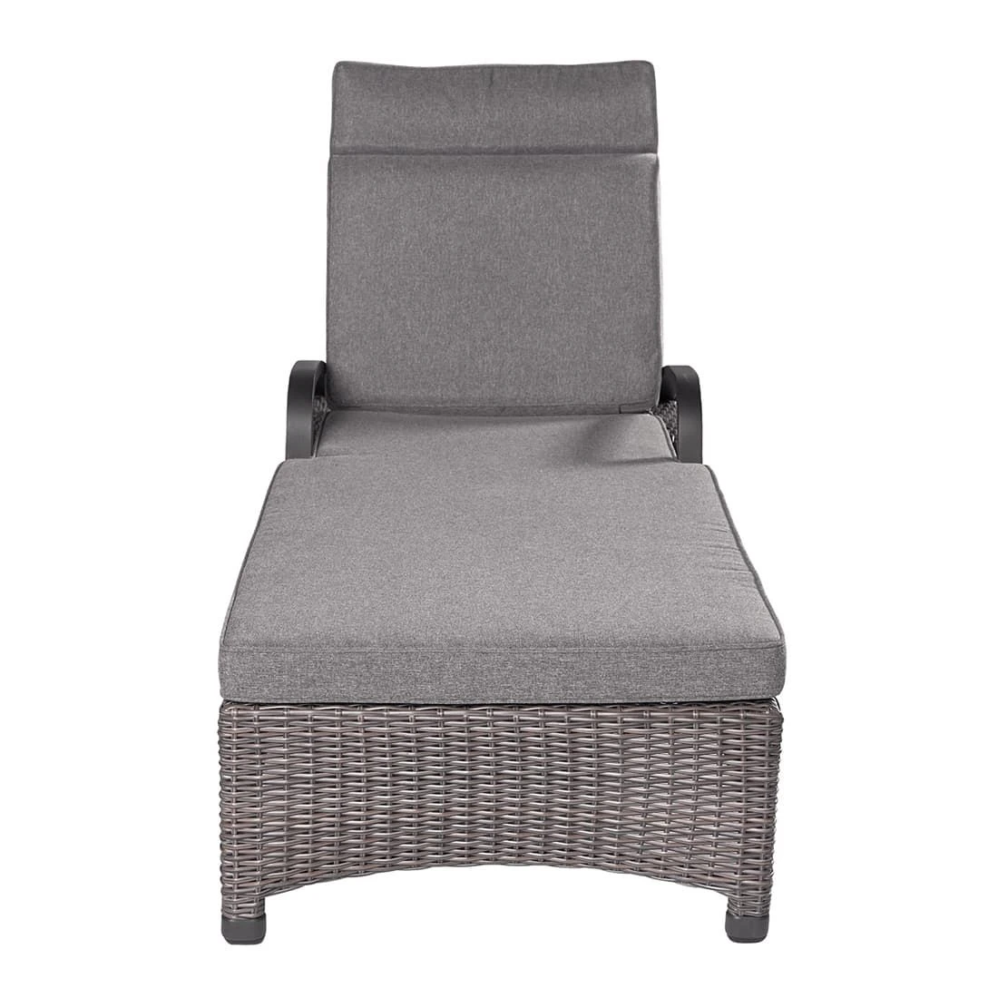 LC Garden Komido Gartenliege Aluminium/Geflecht Anthrazit/Omega Braun 6 LC Garden Komido Gartenliege Aluminium/Geflecht Anthrazit/Omega Braun – Bild 4