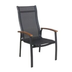 Royal Garden Royal Kensington Stapelsessel Aluminium/Textilene Iron Grey/Grey