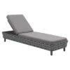 OUTLIV. Leon Gartenliege Aluminium/Rope/Acryl Anthrazit/Anthrazit-Blau-Meliert -GartenMöbelPro Verkäufe 1248448 1